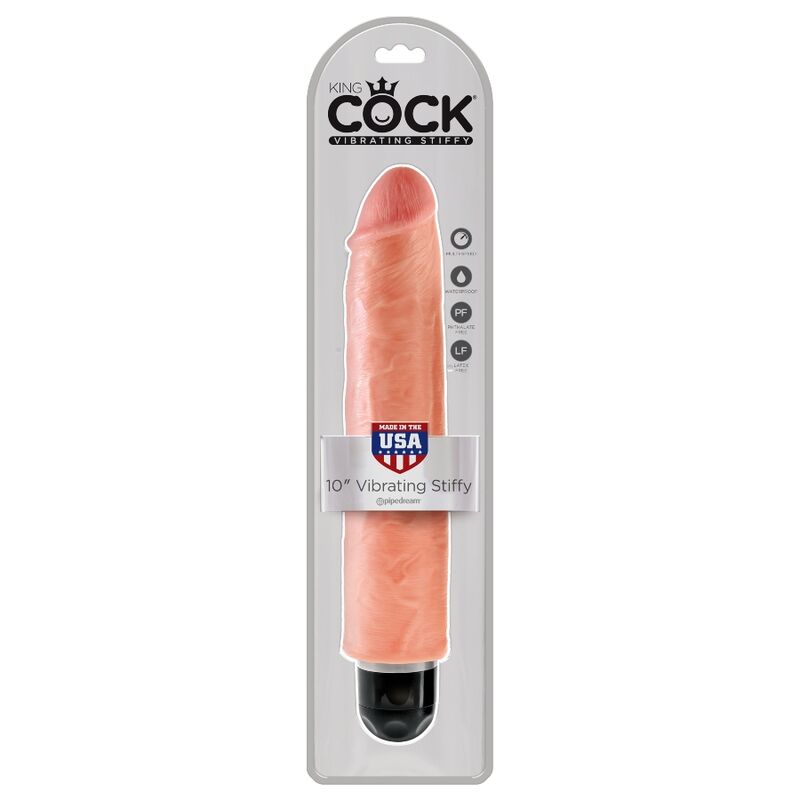 KING COCK - VIBRADOR REALÍSTICO STIFFY 25.4 CM NATURAL - Image 3