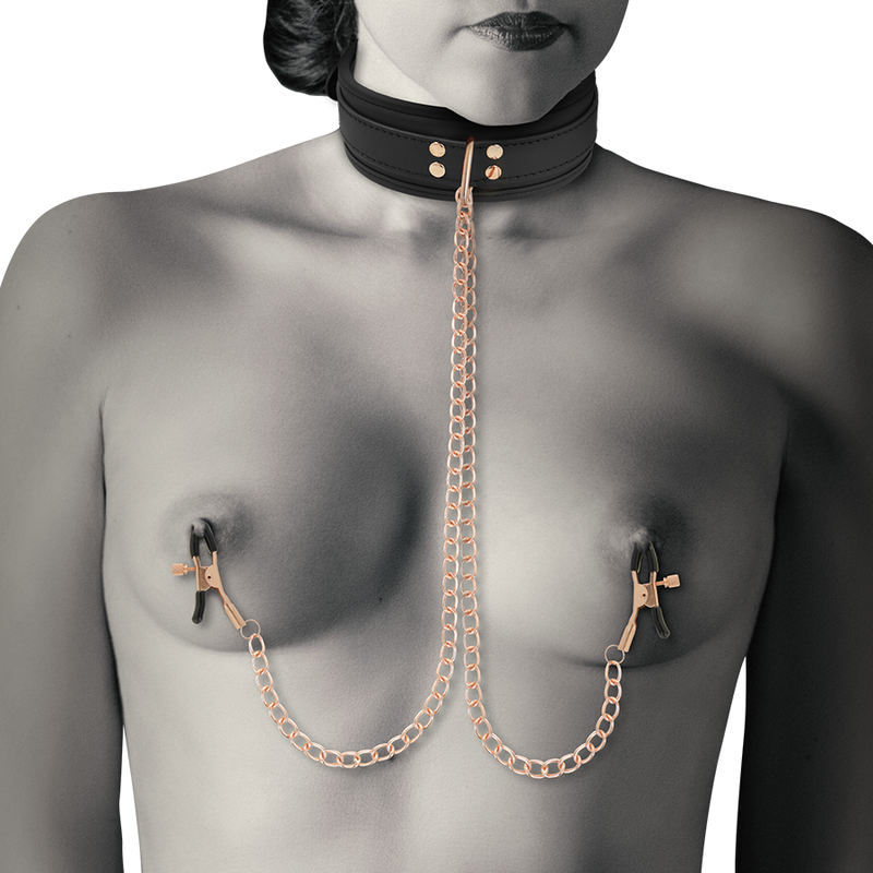 COQUETTE CHIC DESIRE - COLAR FANTASY NIPPLE CLAMP COM FORRO DE NEOPRENE - Image 3