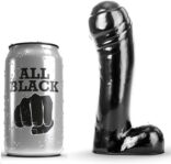 ALL BLACK - DILDO PRETO 15 CM