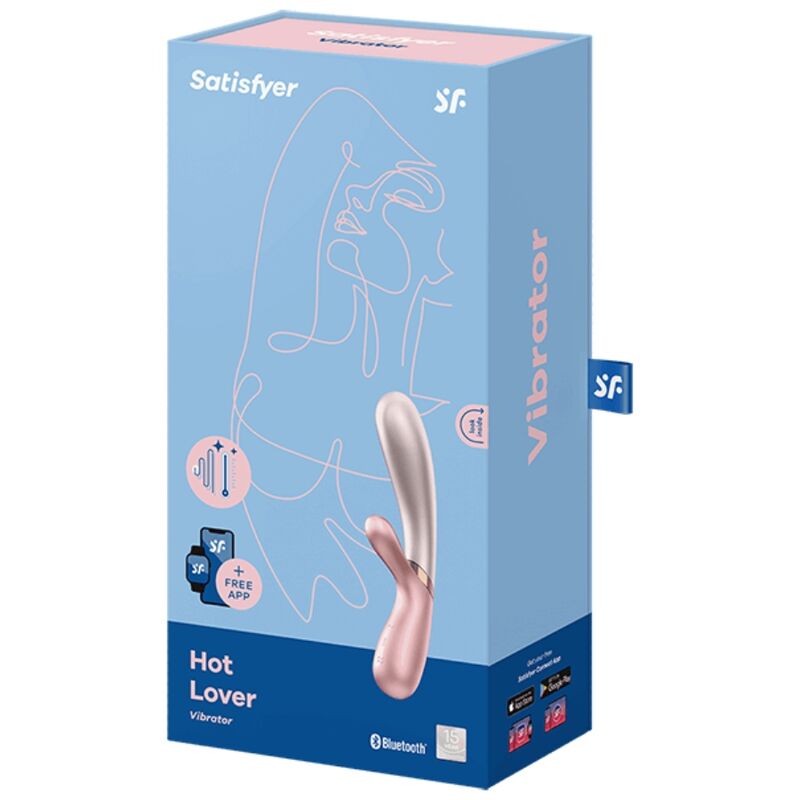 SATISFYER - VIBRADOR HOT LOVER ROSA BEGE - Image 4