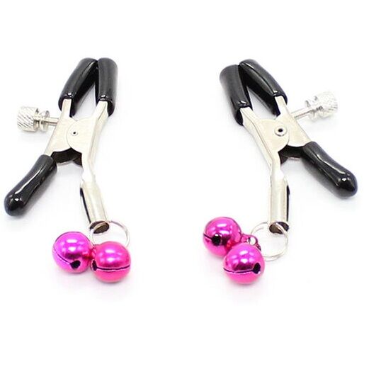 OHMAMA FETISH - GRAMPOS DE BICO COM SINO ROSA - Image 2