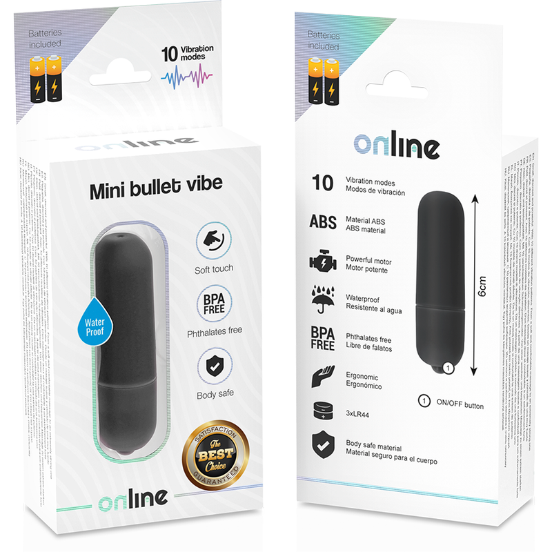 ONLINE - MINI BALA VIBRANTE PRETA - Image 4