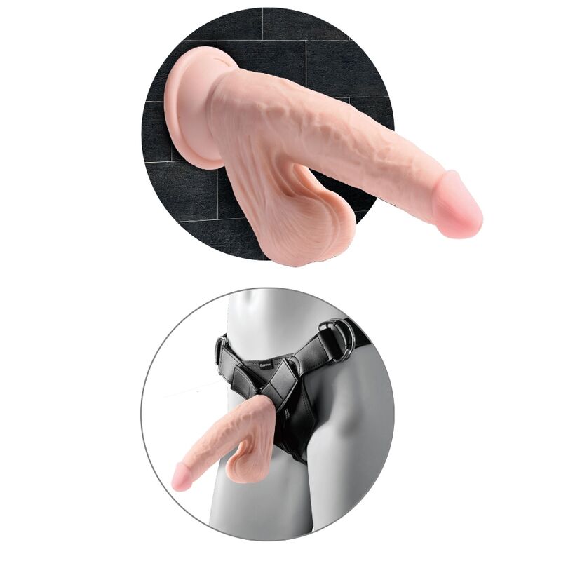 KING COCK - PLUS BOLAS DE BALANO DE DILDO 3D 12.7 CM - Image 4