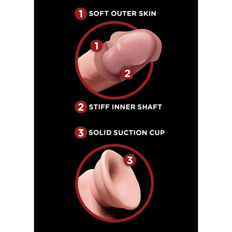 KING COCK - PLUS BOLAS DE BALANO DE DILDO 3D 12.7 CM - Image 5