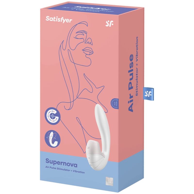 SATISFYER SUPERNOVA ESTIMULADOR Y VIBRADOR - ROSA - Image 3