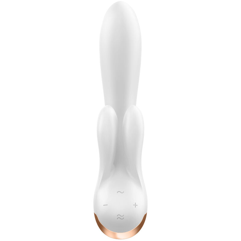 SATISFYER DOUBLE FLEX VIBRADOR APP - BLANCO - Image 3