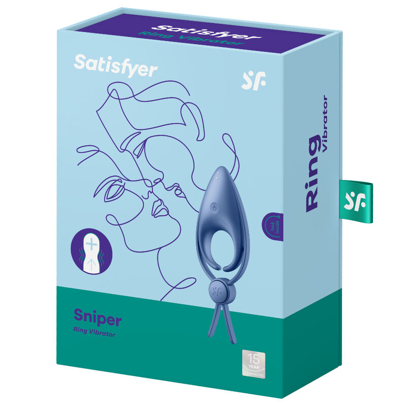 SATISFYER - SNIPER ANILLO VIBRADOR NEGRO - Image 3