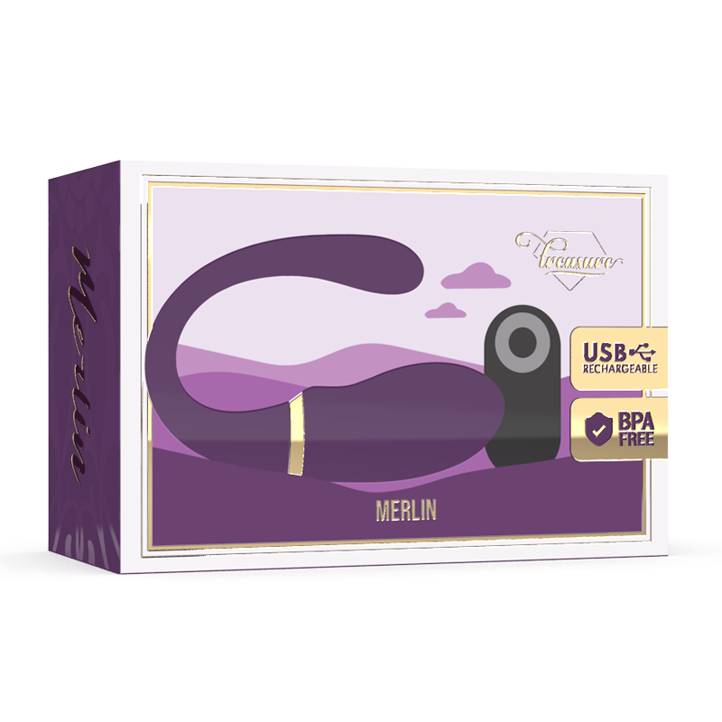 TREASURE - MERLIN DUPLO CONTROLE REMOTO VIBRADOR - Image 2