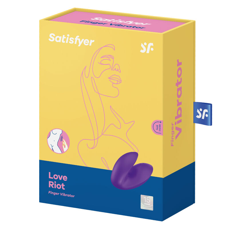 SATISFYER - LOVE RIOT VIBRADOR DEDAL MORADO - Image 4