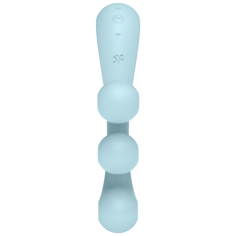 SATISFYER - MULTI VIBRADOR TRI BALL 2 AZUL - Image 3