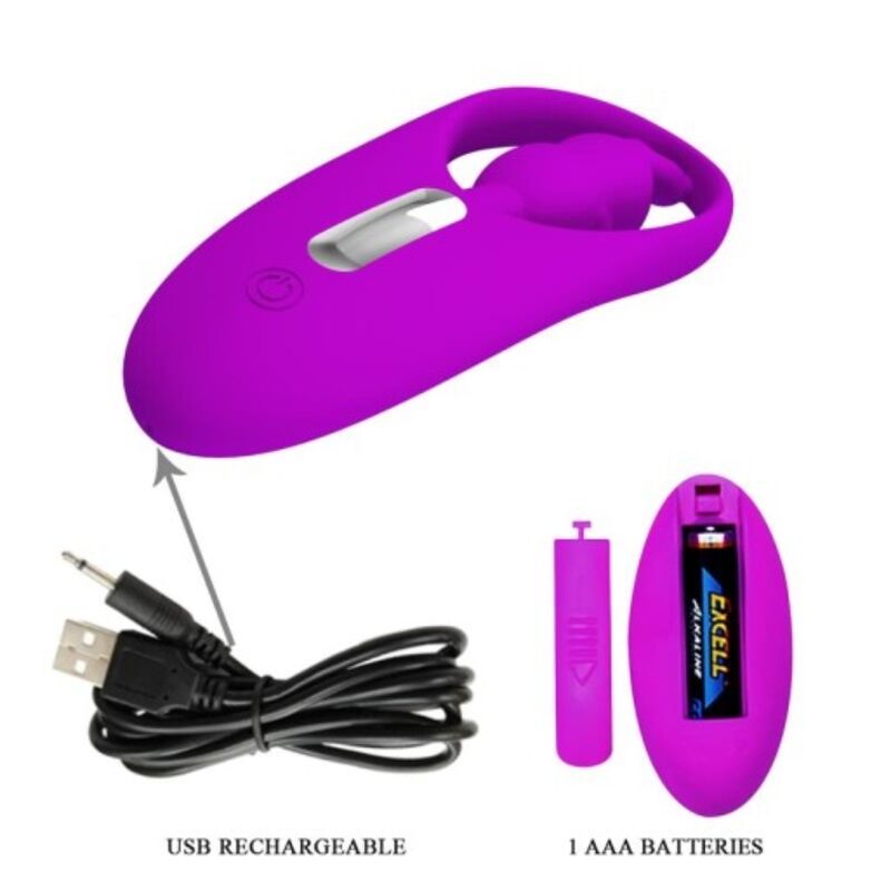 PRETTY LOVE - ESTIMULADOR DE COELHO SELVAGEM PARA CALAS COM CONTROLE REMOTO LILAC - Image 4