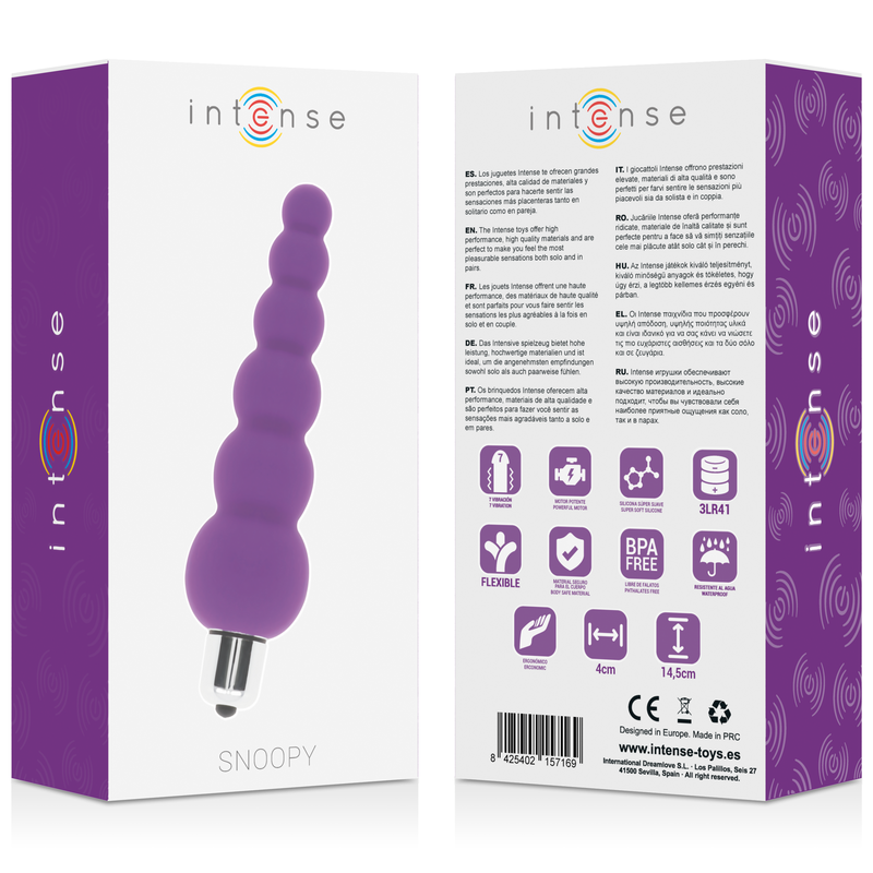 INTENSE - SNOOPY 7 VELOCIDADES SILICONE LILA - Image 4