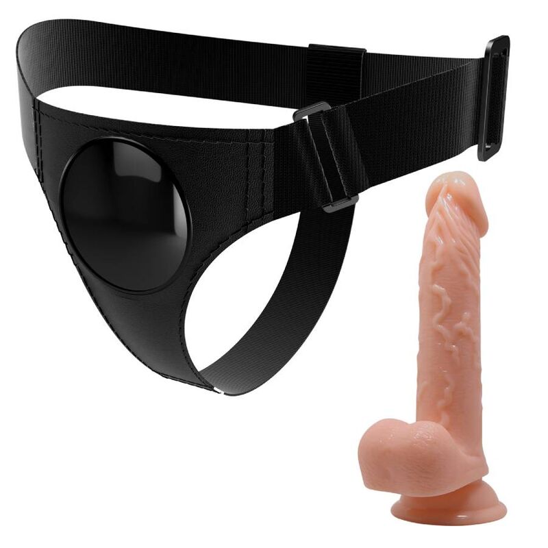 PRETTY LOVE - ARNESS BRIEFS ARNÊS UNIVERSAL COM DILDO KEVIN 19 CM NATURAL - Image 4