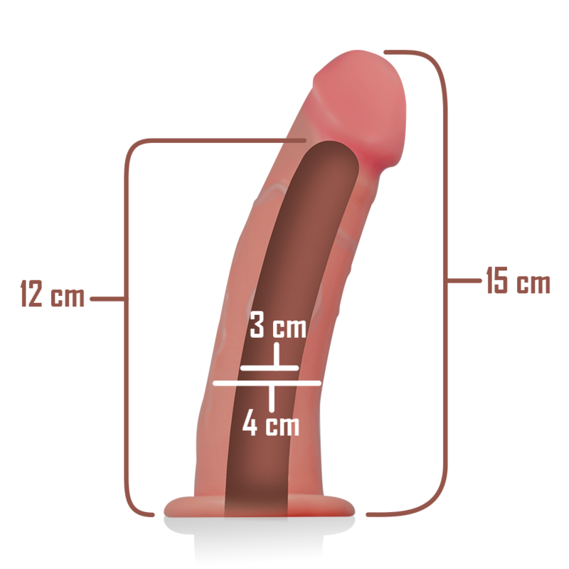 INTENSE - ARNÊS OCO COM DILDO 16 X 3 CM - Image 5