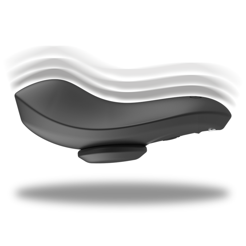 BLACKSILVER - CALA VIBRADORA DE SILICONE RECARREGVEL PRESTON PRETA - Image 4