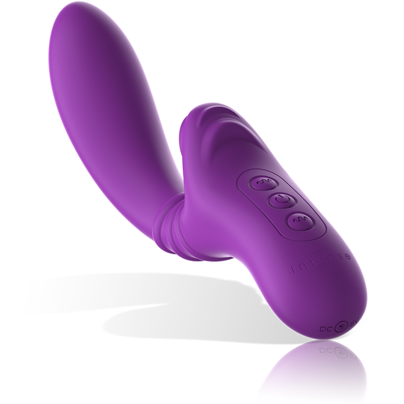 INTENSE - VIBRADOR FLEXÍVEL HARRY COM LÍNGUA ROXA - Image 4