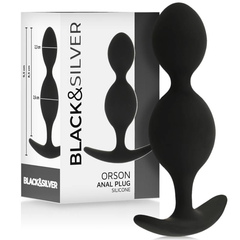 BLACKSILVER - ORSON PLUG SILICONE 2 ONDAS ANAIS 9 CM