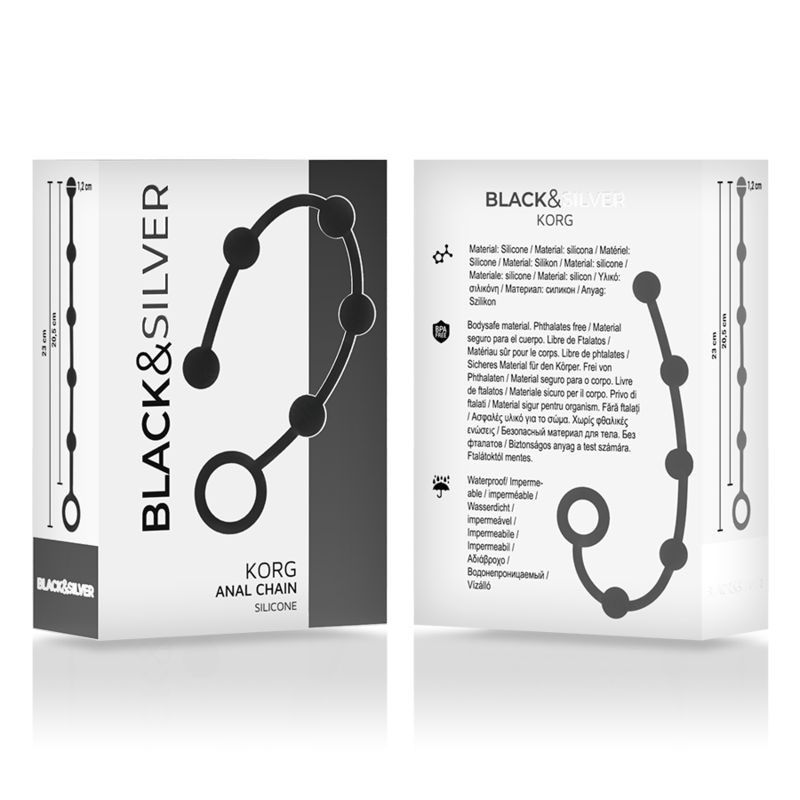 BLACKSILVER - KORG ANAL ROSÁRIO SILICONE INICIAÇÃO 21 CM - Image 4