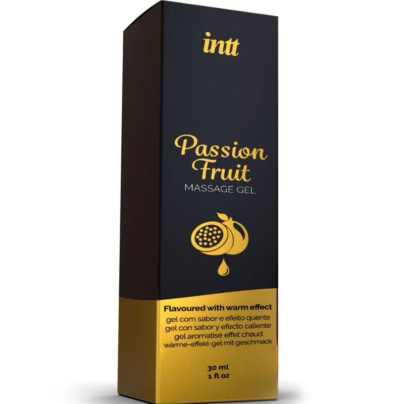INTT MASSAGE ORAL SEX - GEL DE MASSAGEM COM SABOR DE MARACUJÁ COM EFEITO CALOR - Image 3