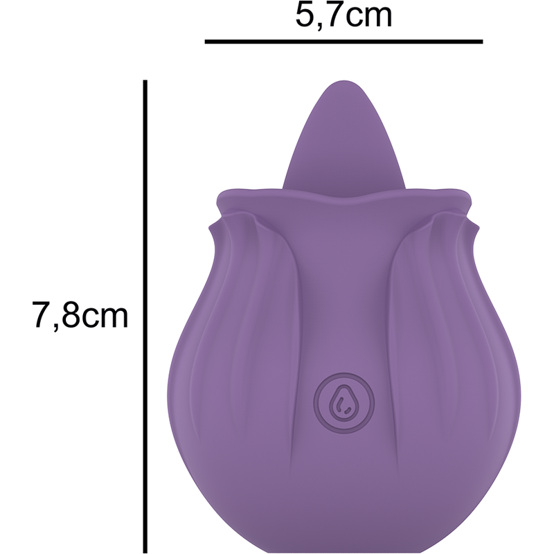 INTENSE - VIOLET CLITORIS STIMULATOR 10 VIBRATIONS LILS - Image 4