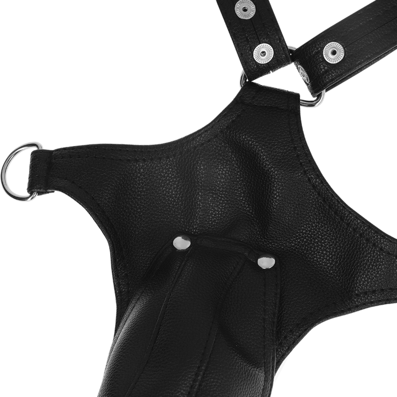 FETISH SUBMISSIVE ATTITUDE - ARREIO DE COURO ECOLÓGICO EM FORMA DE V PARA HOMENS - Image 5