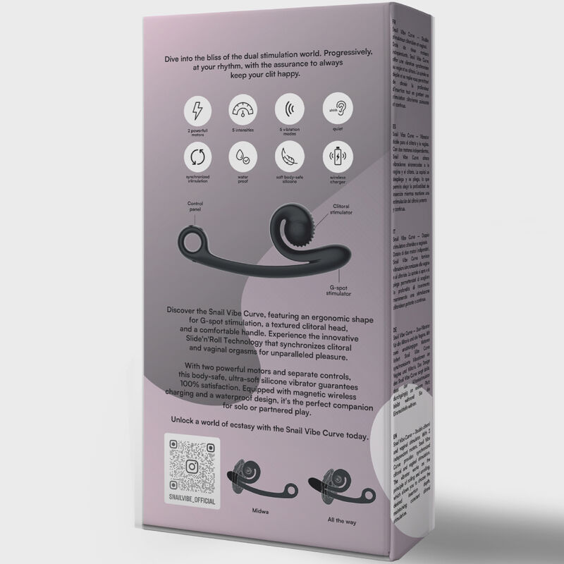 SNAIL VIBE - VIBRADOR CURVO PRETO - Image 5