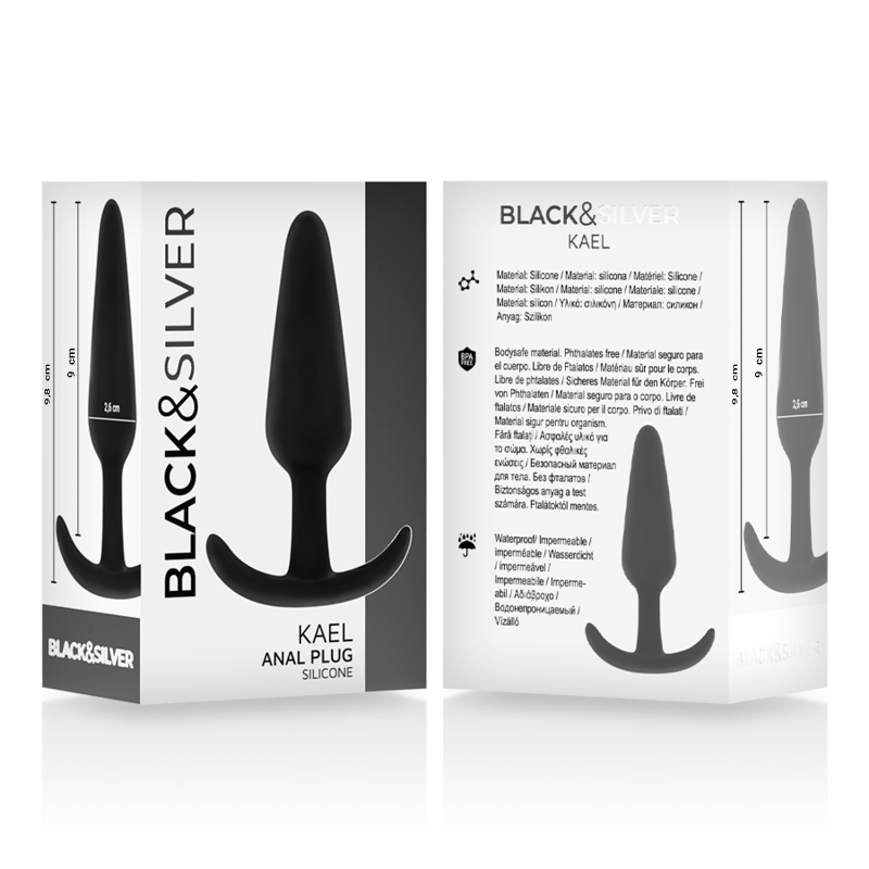 BLACKSILVER - PLUG ANAL DE SILICONE KAEL COM CABO MÉDIO - Image 5