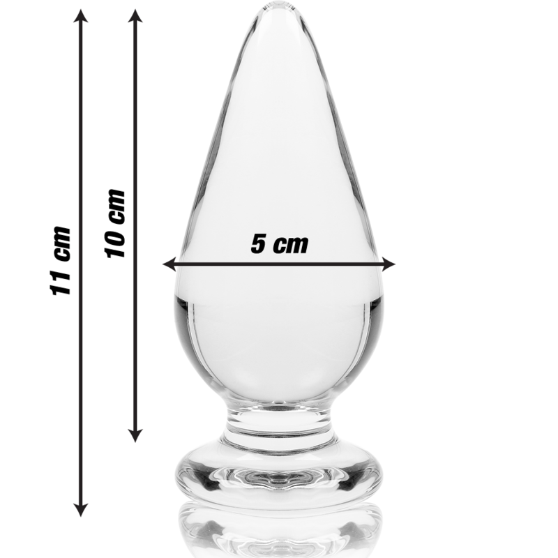 NEBULA SERIES BY IBIZA - MODELO 4 PLUG CRISTAL TRANSPARENTE 11 CM -O- 5 CM - Image 3