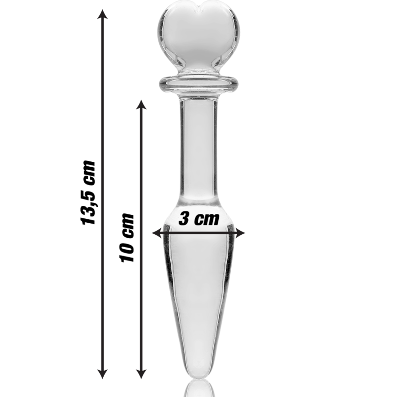 NEBULA SERIES BY IBIZA - MODELO 7 PLUG CRISTAL TRANSPARENTE 13.5 CM -O- 3 CM - Image 3