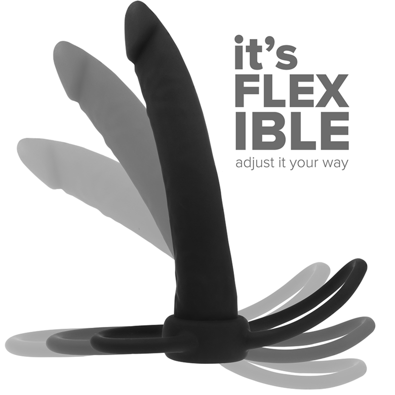 MYTHOLOGY - DILDO ANAL COBI ONYX COM ANEL DE GALO E TESTÍCULO 13 SILICONE CM - Image 4