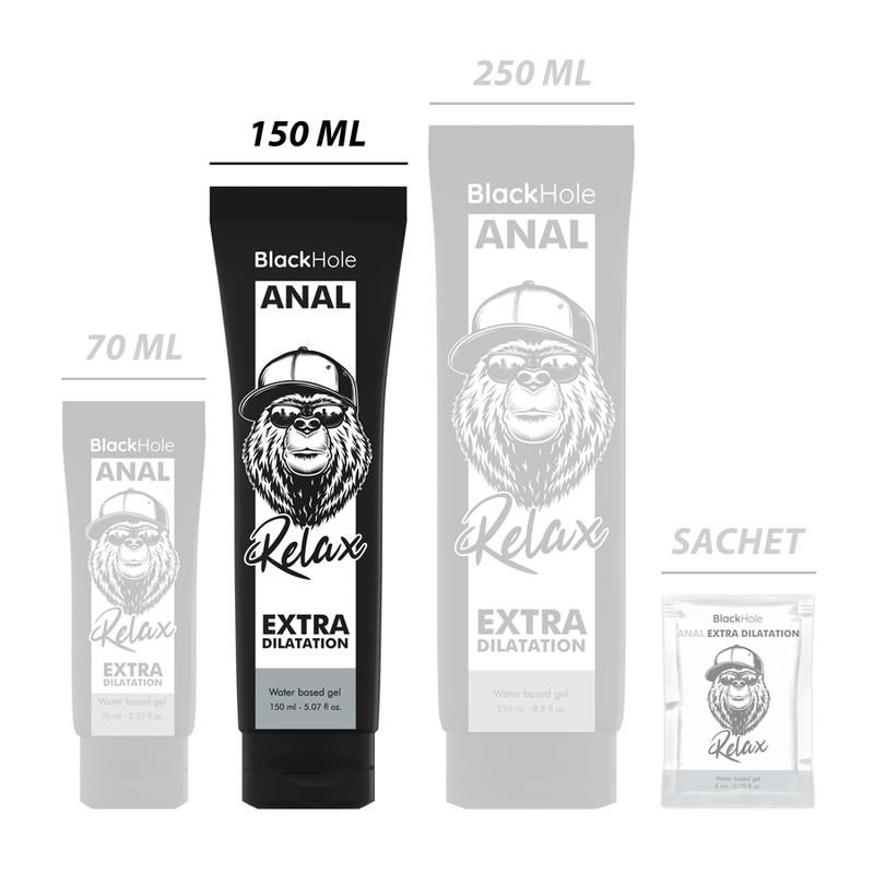 BLACK HOLE - GEL BASE DILATAÇÃO ANAL 150 ML - Image 2