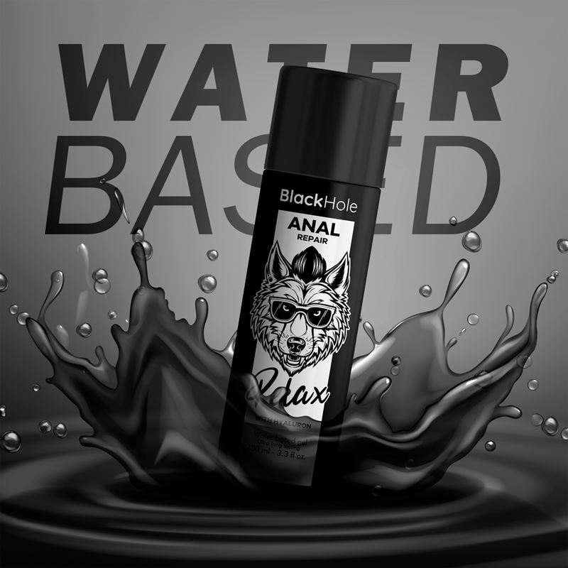 BLACK HOLE - REPARO ANAL RELAXANTE À BASE DE ÁGUA COM HIALURON 100 ML - Image 4