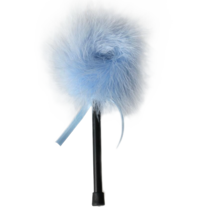 SECRETPLAY - ESPANADOR MARABOU AZUL CLARO - Image 3