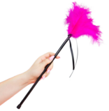 SECRETPLAY - PENAS ROSA 40 CM