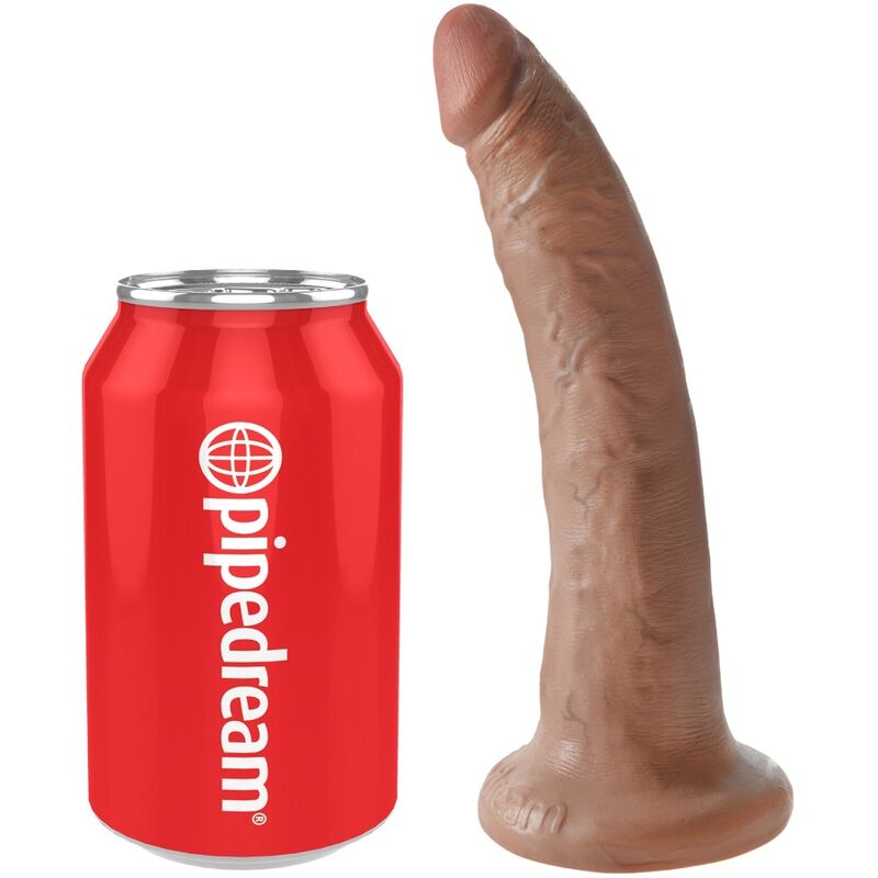 KING COCK - PÊNIS REALÍSTICO 17.5 CM CARAMELO - Image 4