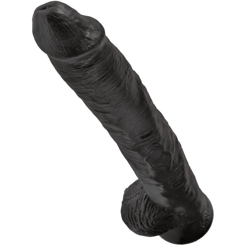 KING COCK - PÊNIS REALÍSTICO COM BOLAS 30.5 CM PRETO - Image 4