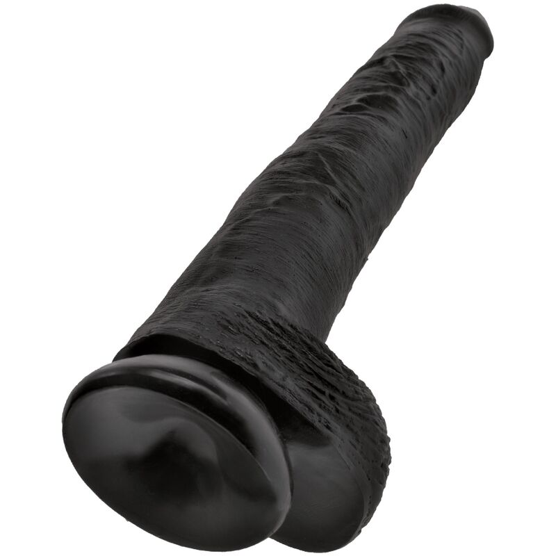 KING COCK - PÊNIS REALÍSTICO COM BOLAS 30.5 CM PRETO - Image 5