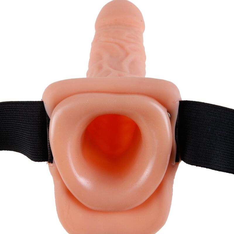FETISH FANTASY SERIES - ARNÊS AJUSTVEL COM CONTROLE REMOTO PÊNIS REALISTA COM TESTÍCULOS 17,8 CM - Image 4