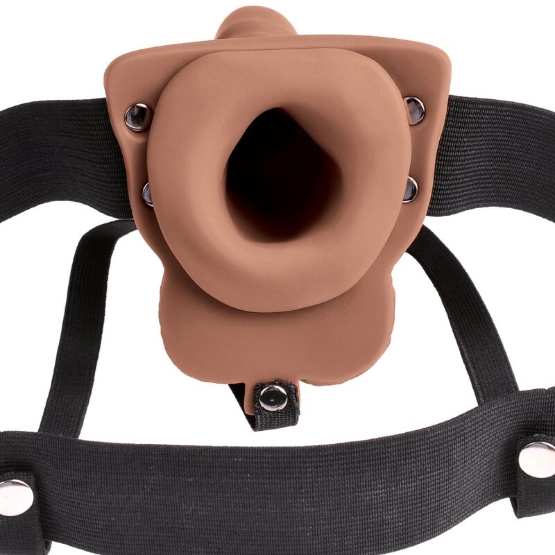 FETISH FANTASY SERIES - ARNÊS AJUSTVEL PÊNIS REALISTA COM TESTÍCULOS RECARREGVEIS E VIBRADOR 15 CM - Image 4