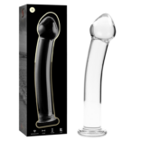 NEBULA SERIES BY IBIZA - MODELO 11 DILDO CRISTAL TRANSPARENTE 16 CM -O- 3 CM