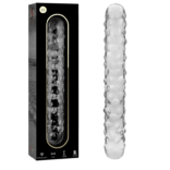 NEBULA SERIES BY IBIZA - MODELO 15 DILDO CRISTAL TRANSPARENTE 18.5 CM -O- 3 CM
