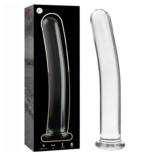 NEBULA SERIES BY IBIZA - MODELO 17 DILDO CRISTAL TRANSPARENTE 18.5 CM -O- 3 CM