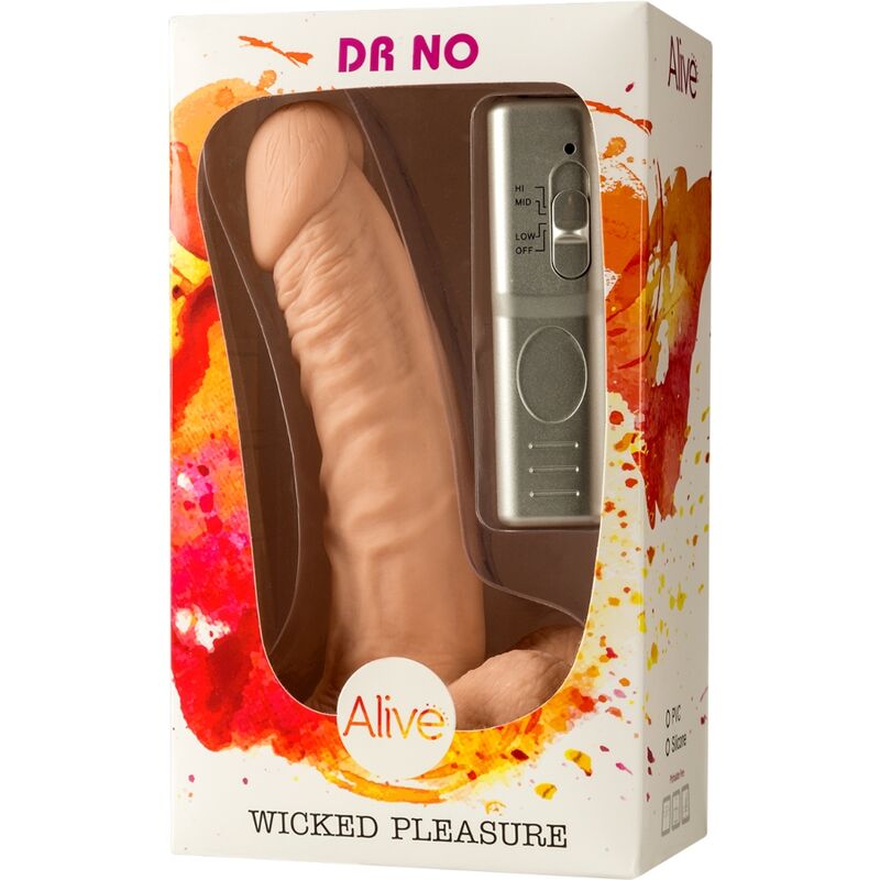 ALIVE DR. VIBRADOR DE PÊNIS SEM REALÍSTICO 18 CM - Image 2
