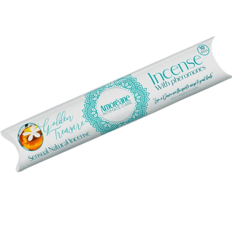 AMOREANE - INCENSO TESOURO DOURADO COM FEROMONAS AROMA DE JASMIM - Image 3