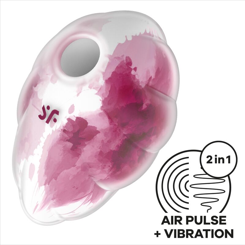 SATISFYER - CLOUD DANCER VERDE VIBRADOR AIR - Image 3