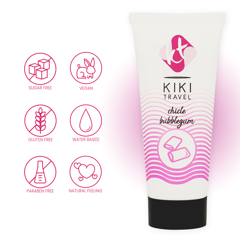 KIKÍ TRAVEL - GOMA DE MORANGO LUBRIFICANTE 50 ML - Image 4