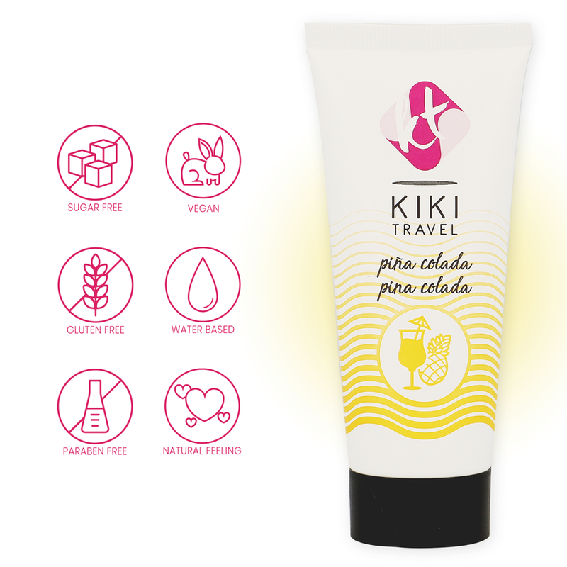 KIKÍ TRAVEL - PINA COLADA LUBRIFICANTE 50 ML - Image 4