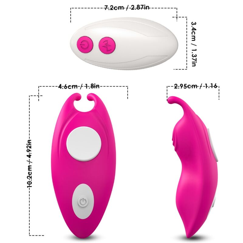 ARMONY - MEL BEE WEARABLE CALÇAS VIBRADOR G-SPOT CONTROLE REMOTO FÚCSIA - Image 4