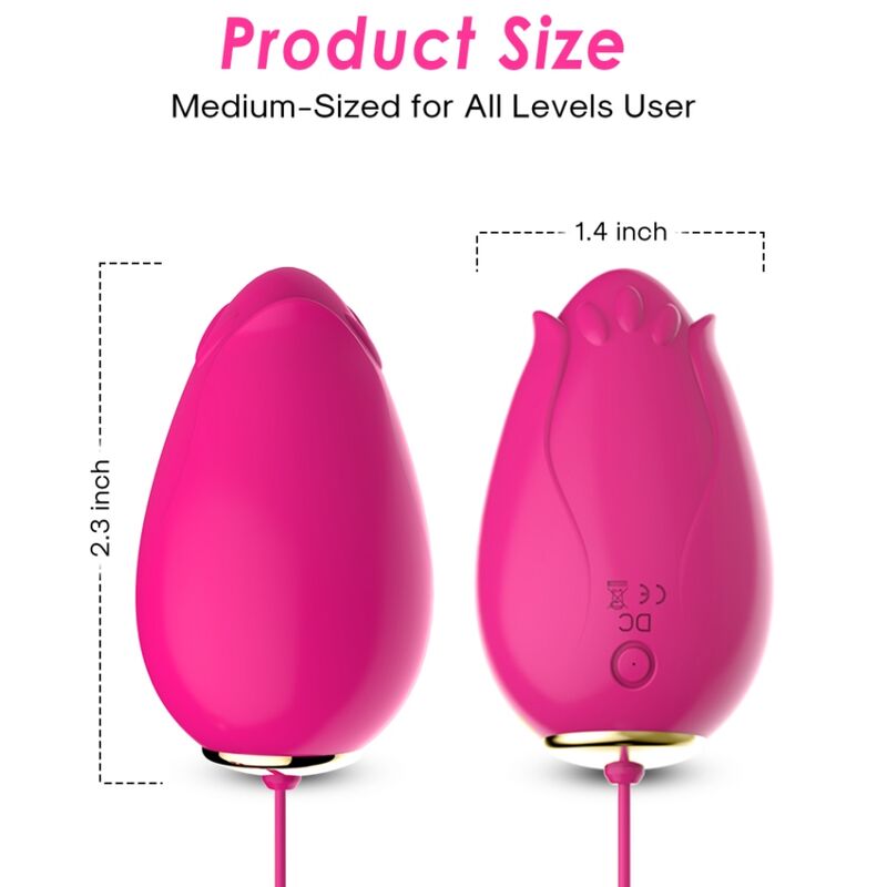 ARMONY - VIBRADOR DE OVO MANDALA G-SPOT CONTROLE REMOTO FÚCSIA - Image 5