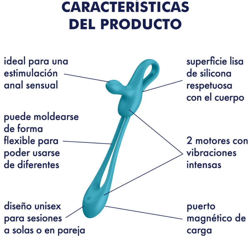 SATISFYER - PLUG PLAY 1 MULTIVIBRADOR FLEXÍVEL - Image 5